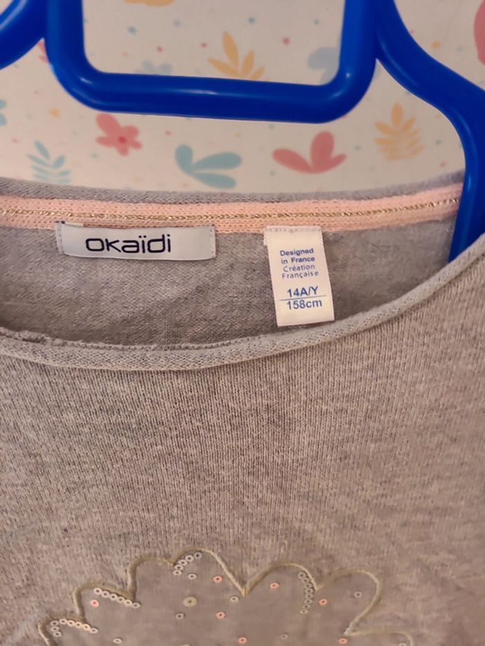 Pull fleurs 🌸 à sequins - photo numéro 3