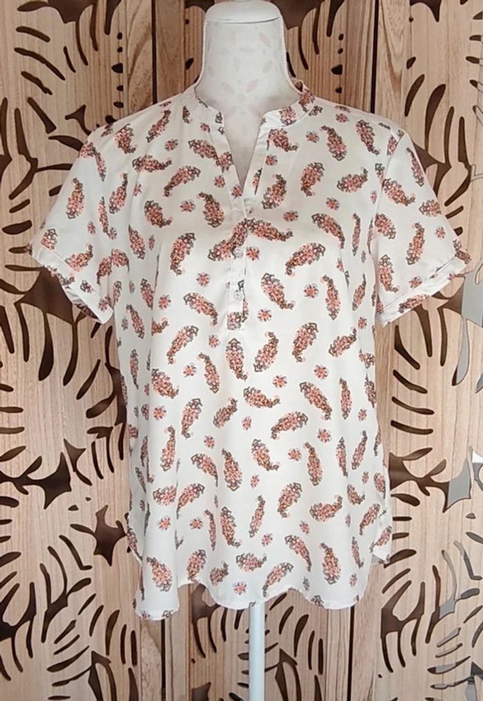 Blouse fluide imprimé T 46 Boteli