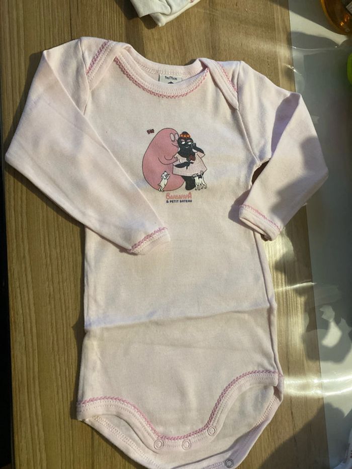 Lot de 6 body ML petit bateau fille 9 mois - photo numéro 10