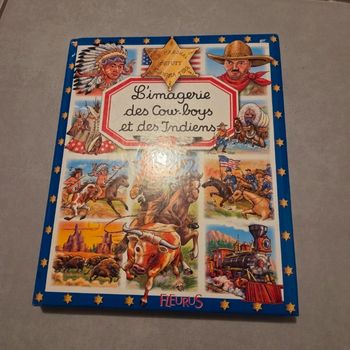 Livre enfant fleurus l’imagerie cow-boys indiens 