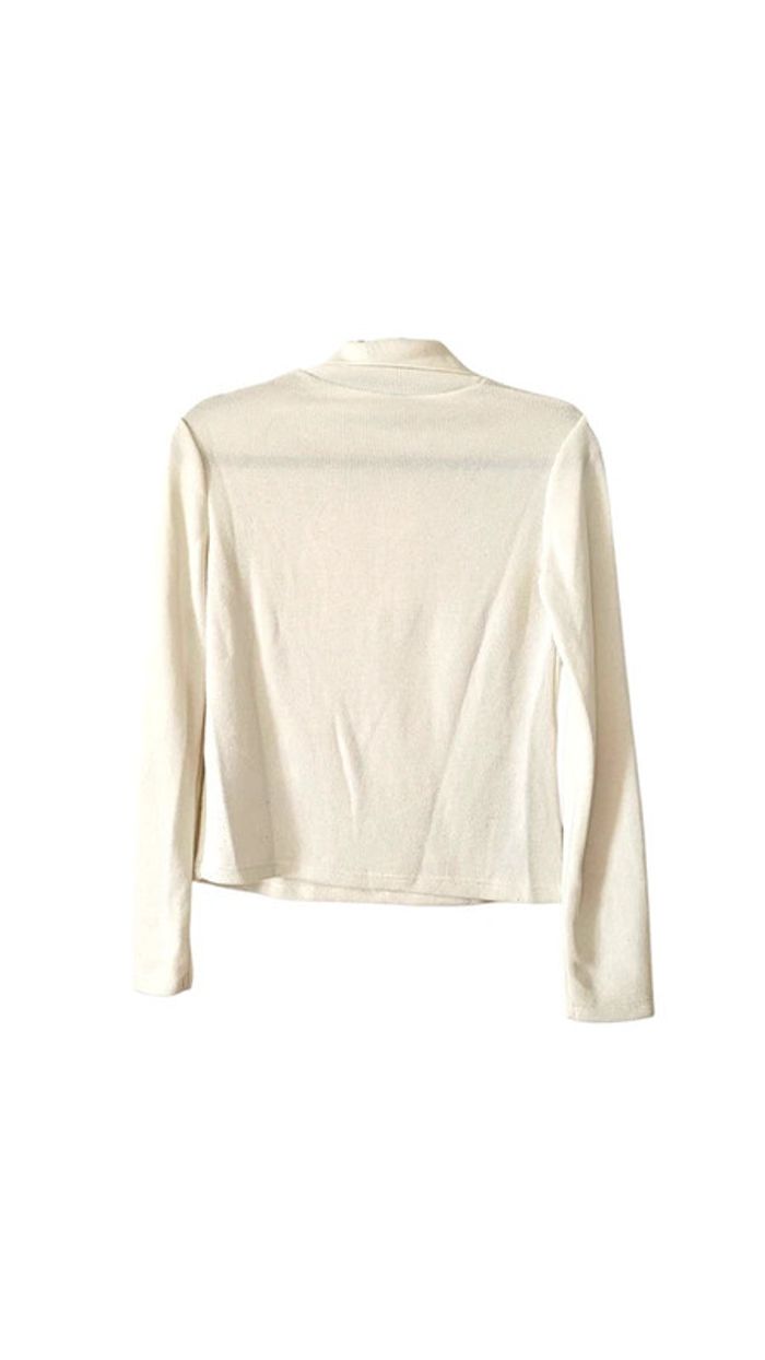 haut et t-shirt Zara crème taille S - photo numéro 3