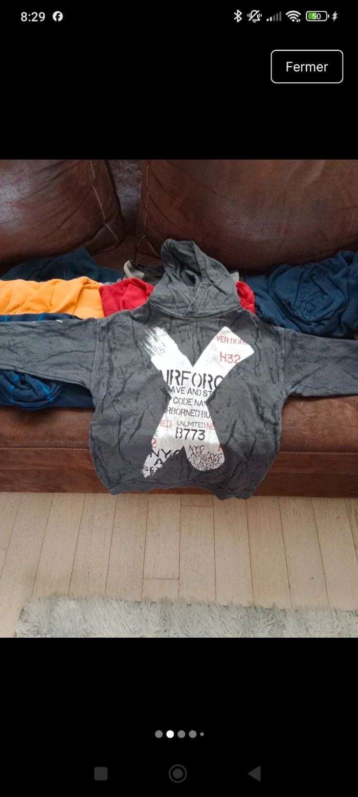 Lot 7 pulls sweats - photo numéro 2