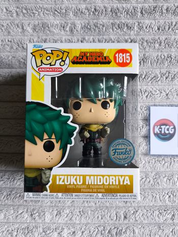 Funko Pop 1815 Izuku Midoriya Deku à capuche – My Hero Academia