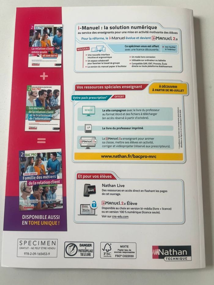 La relation client omnicanale et son suivi- famille des métiers de la relation client - 2e bac pro - photo numéro 8