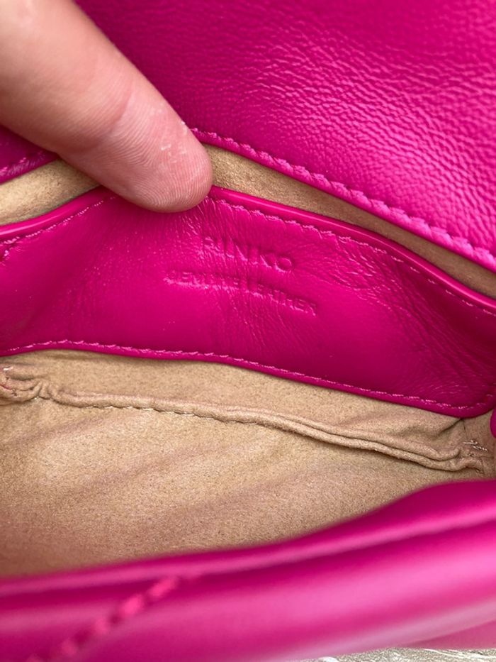 Sac à main PINKO Love Puff MICRO Rose- 10x5x15 - photo numéro 6