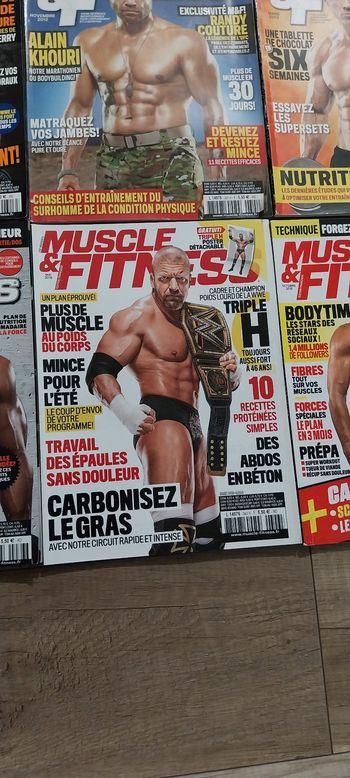 Lot magazines Musculation