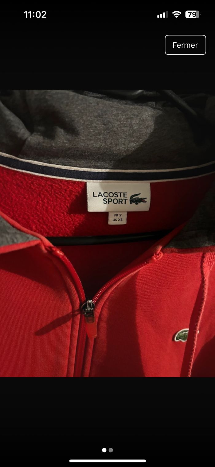Veste Lacoste - photo numéro 2