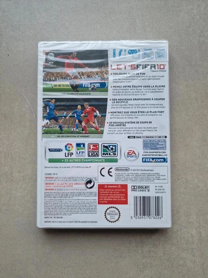 Fifa 10 Sous blister Wii - photo numéro 2