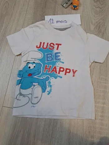 T-shirt manches courtes 12 24 mois