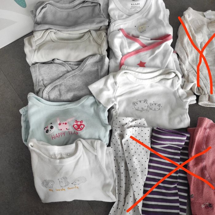 Lot de body été 6 mois fille - photo numéro 2