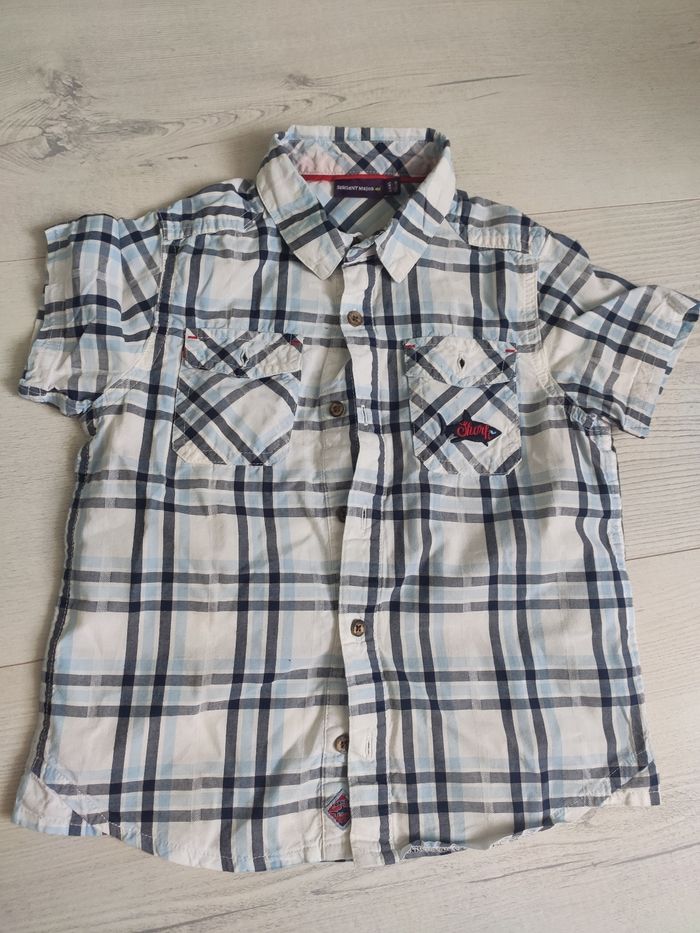 Chemisette bleu sergent major 6 ans