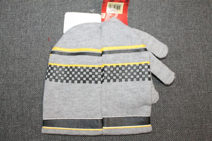 ensemble cars disney bonnet et gants gris taille 54 - photo numéro 2