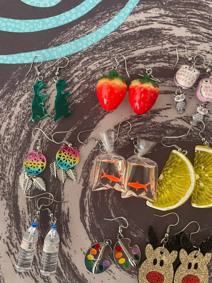 Lot boucles d oreilles - photo numéro 2