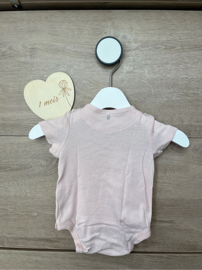 Lot 3 bodies bébé fille 1 mois – Obaibi – Neuf - photo numéro 3