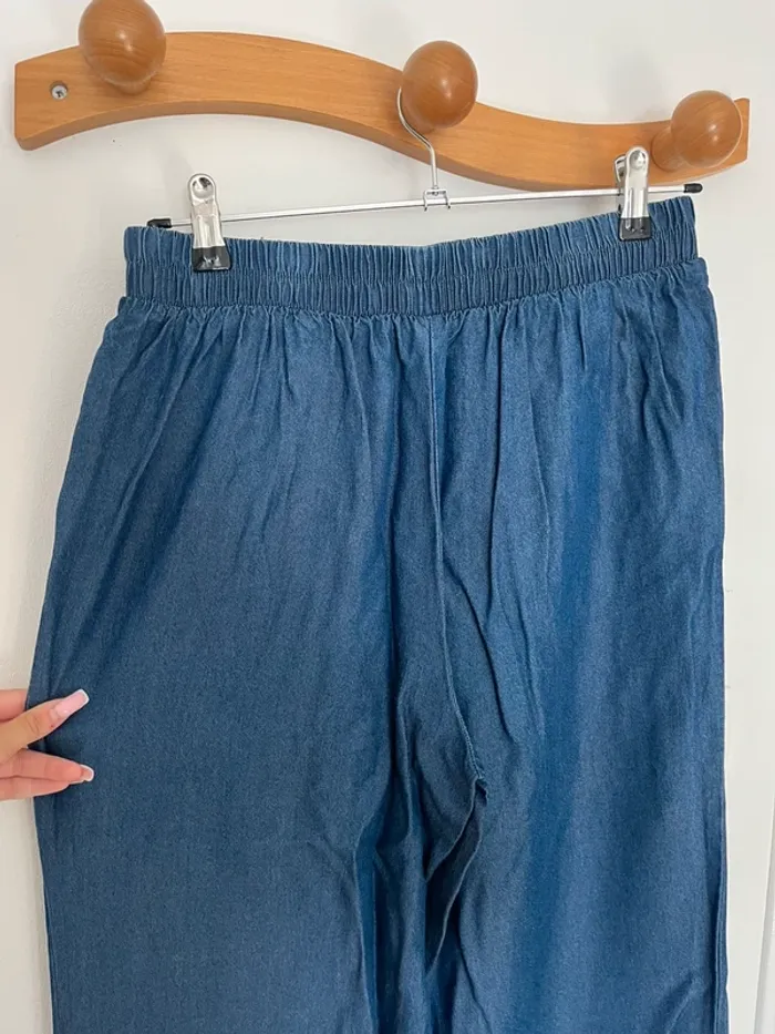 Pantalon fluide effet jean - photo numéro 4