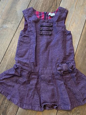 Robe violette kimbaloo 3 ans