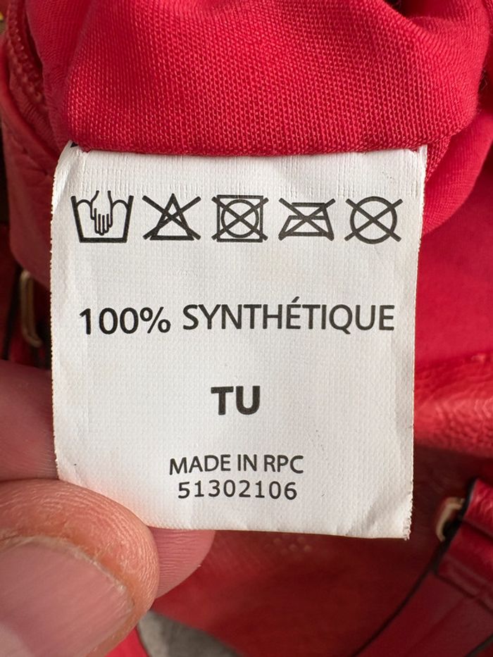 Sac fourre-tout Angela Thompson | Corail | 44 X 27 cm - photo numéro 8