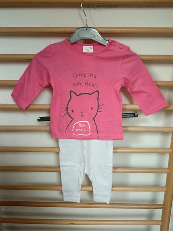 Ensemble léger kiabi chat