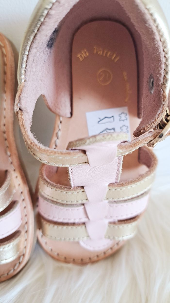 sandales dorées du pareil au même t21👶 - photo numéro 3