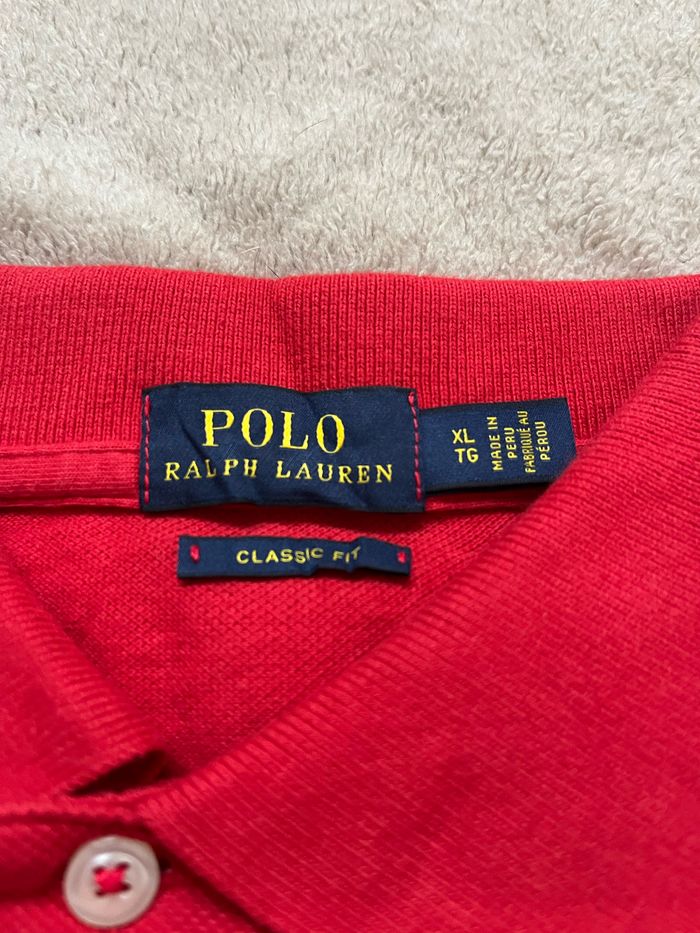 Polo Ralph Lauren Rouge XL Enfant - photo numéro 3