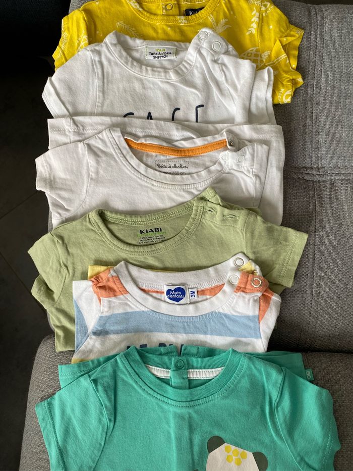 Lot vêtements été garçon 3mois - photo numéro 2