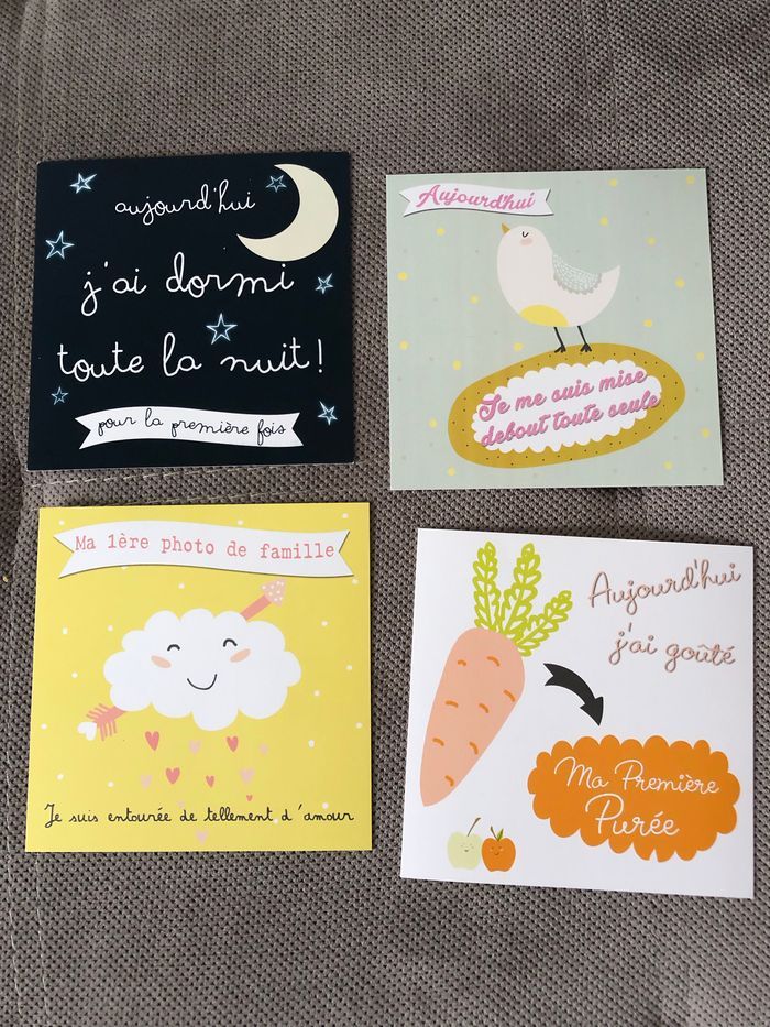 Coffret ( cartes étapes et stickers étapes )  - la première année - photo numéro 7