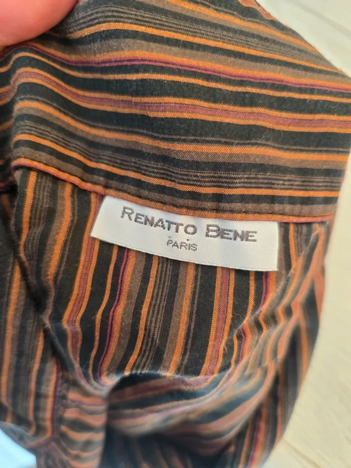 Chemise manche courte Taille 46 "Renatto Bene" - photo numéro 3