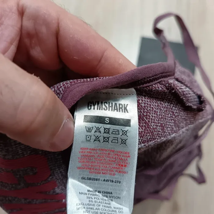 Brassière gymshark femme s Bordeaux rose - photo numéro 6