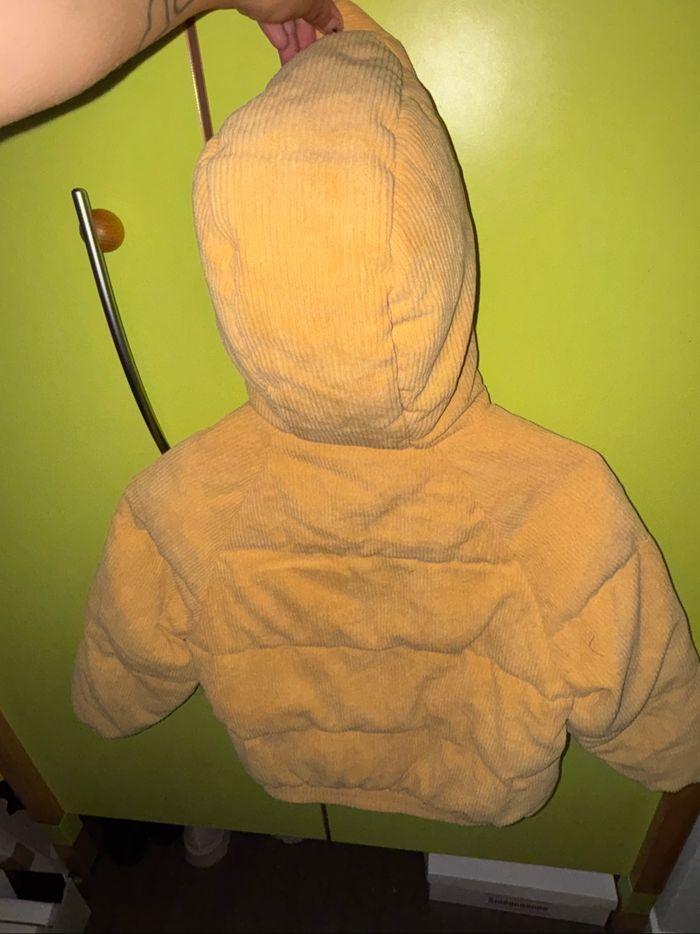 Manteau épais velours fillette - photo numéro 3