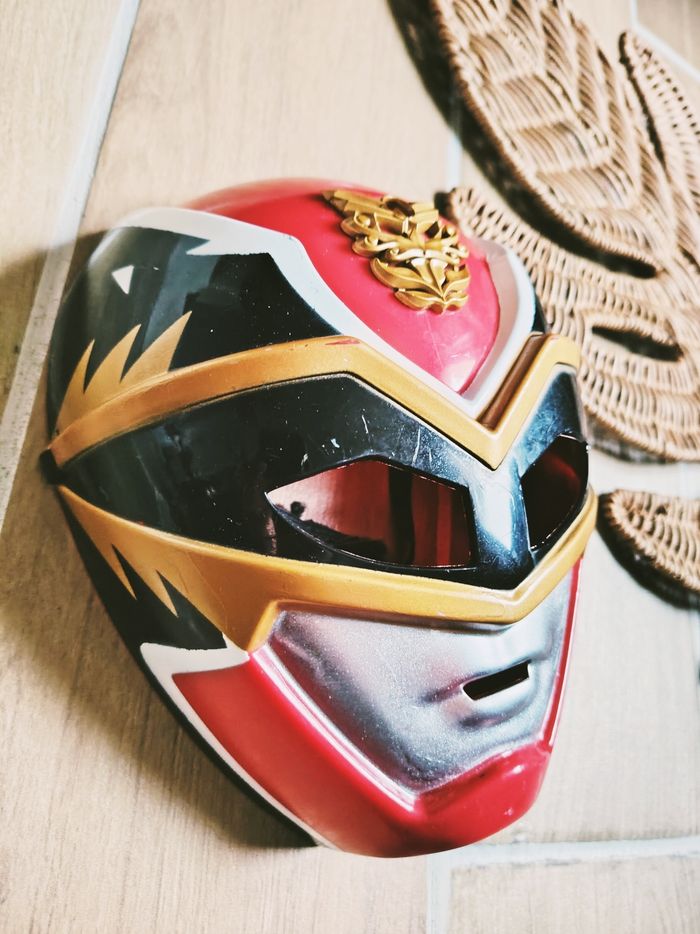 🥸 Déguisement/masque Power rangers Megaforce ranger rouge pour enfant - photo numéro 2