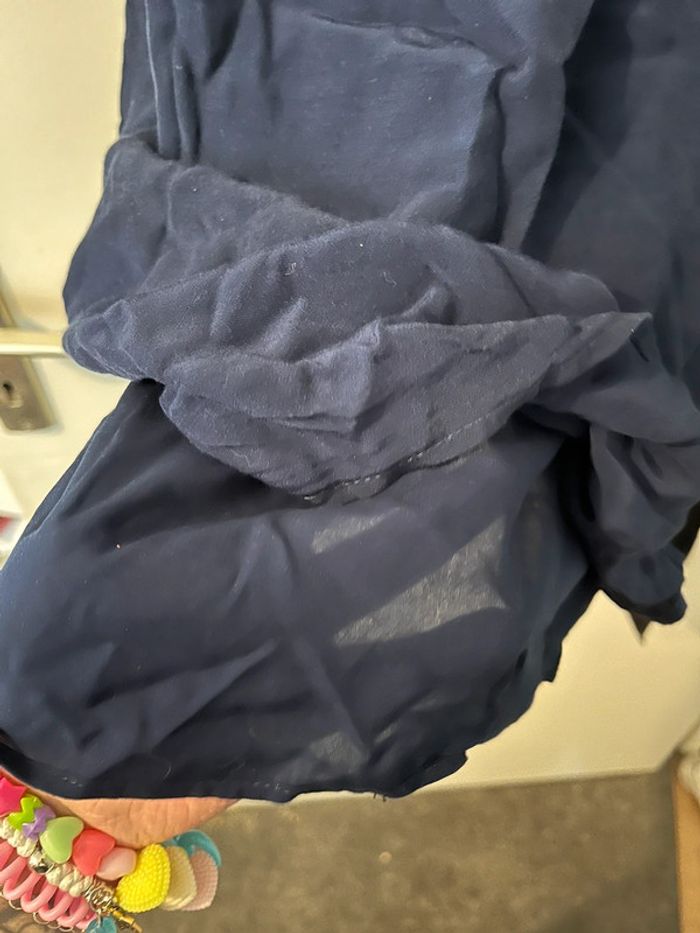 Jolie robe naf Naf blanche et bleue nuit - photo numéro 3