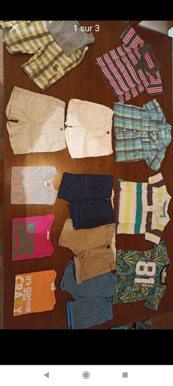 Lot 18 mois garçon été