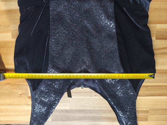 Robe noire velours Naf Naf taille 38 - photo numéro 9