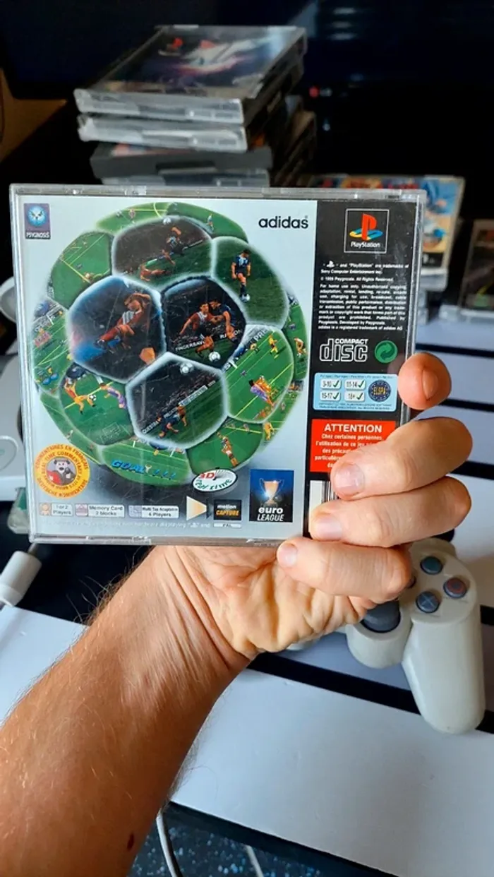 Adidas power soccer ps1 complet - photo numéro 2