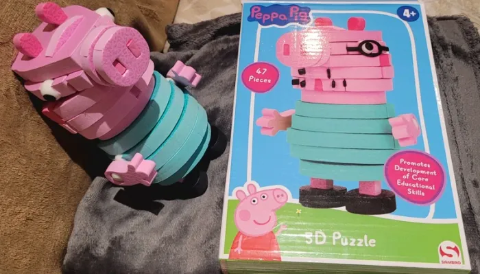 Lot puzzle peppa pig 3D et papillon - photo numéro 6