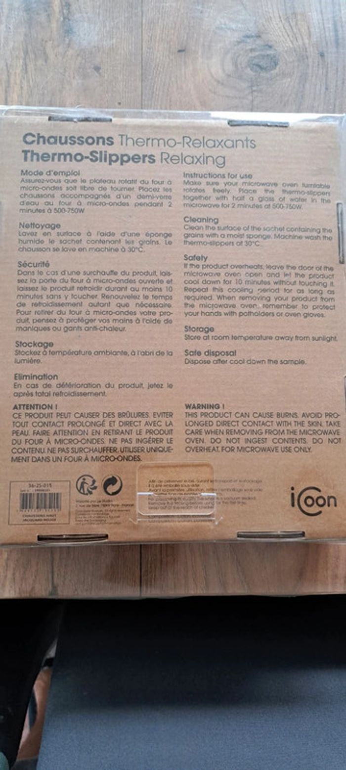Chaussons thermo-relaxants - photo numéro 3