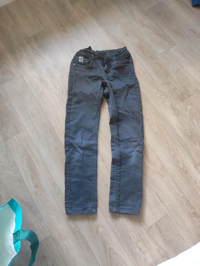 Gémo 8 ans jean gris