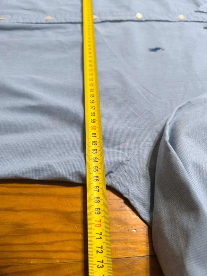 Chemise à carreaux - Ralph Lauren - Lowell Sport - Logo brodé marine - Bleu - Taille XL - photo numéro 15