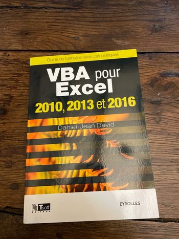VBA pour Excel - 2010,2013 et 2016 - Daniel-Jean David