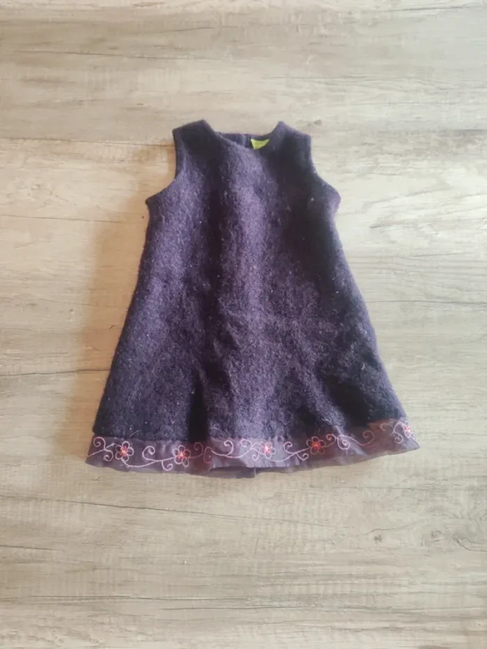 Robe laine et polyester