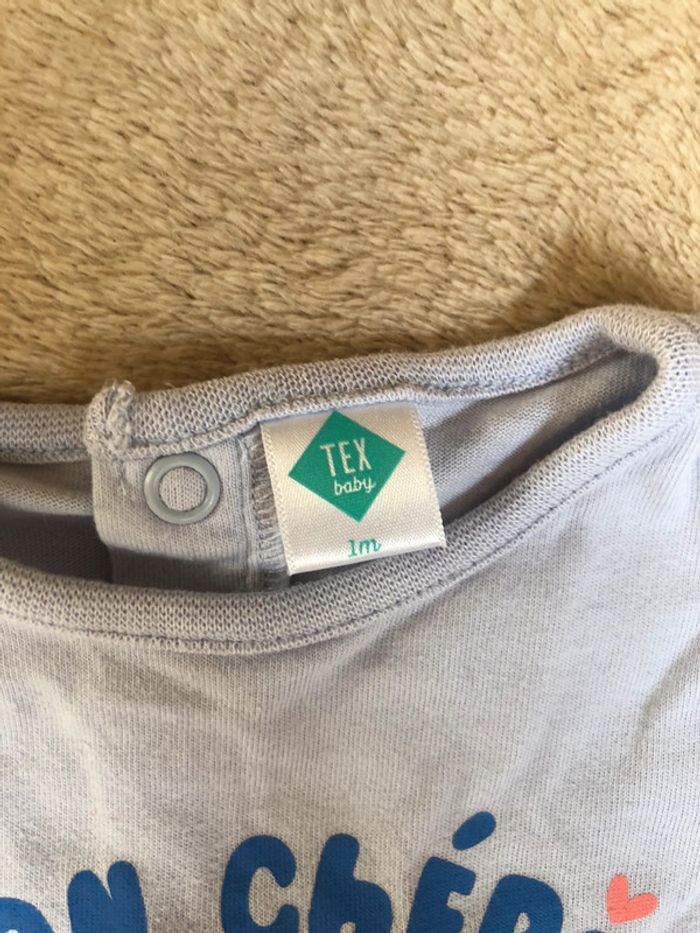 Lot grenouillère / 1mois / tex - photo numéro 3