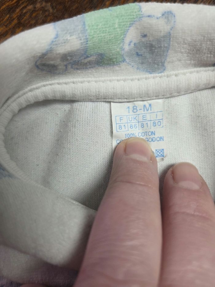 Lot de pyjamas 12 et 18 mois - photo numéro 5