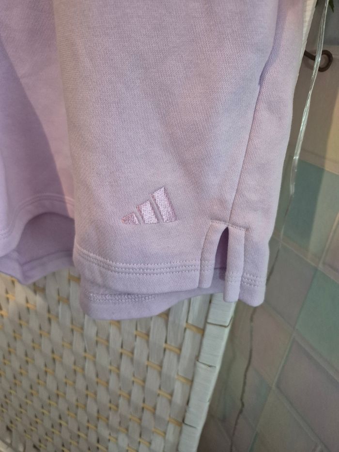 Joli short Adidas Lilas en molleton femme T44 / 46 - photo numéro 3
