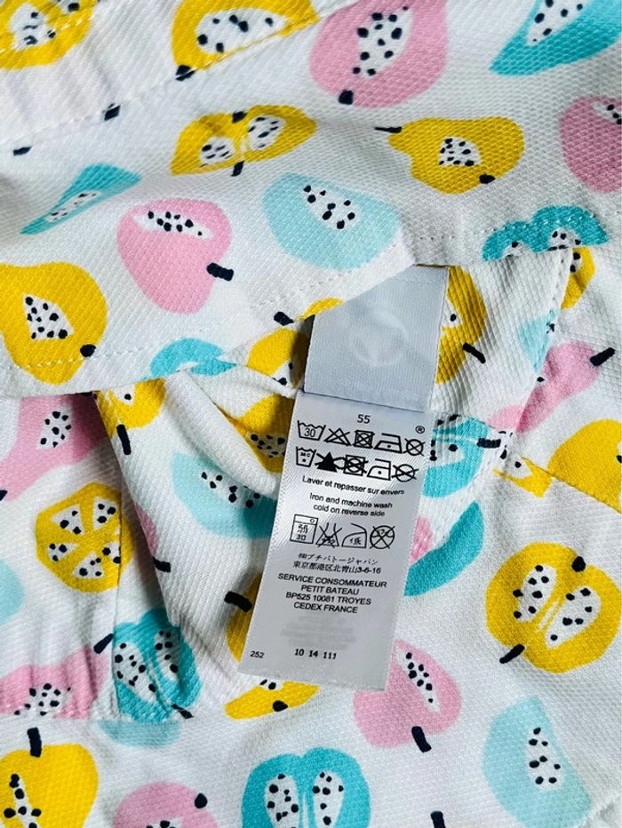 Ensemble à motif avec jupe à volant, débardeur et capeline Petit bateau T-6 ans - photo numéro 4