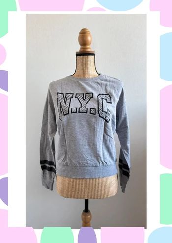 Sweat sans capuche gris H&M