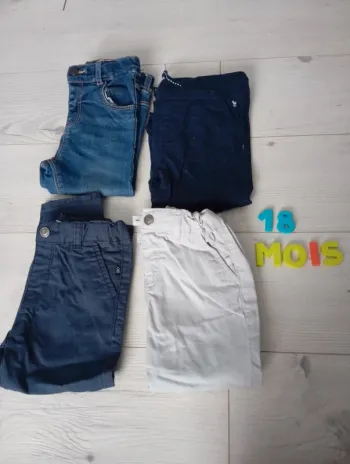 Lot pantalons Okaïdi