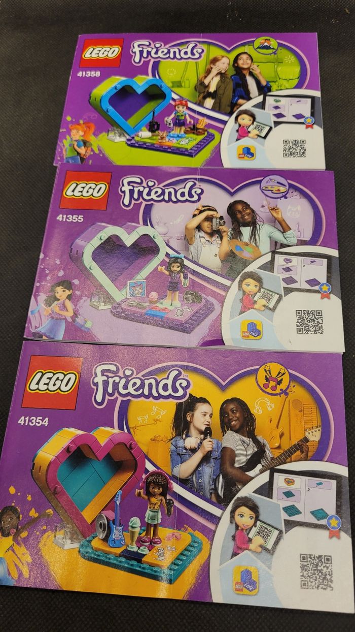 Lot de 3 cœurs Lego Friends 41354/41355/41358 - photo numéro 9
