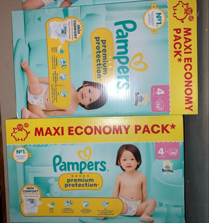 Couches Pampers, Premium, protection T4