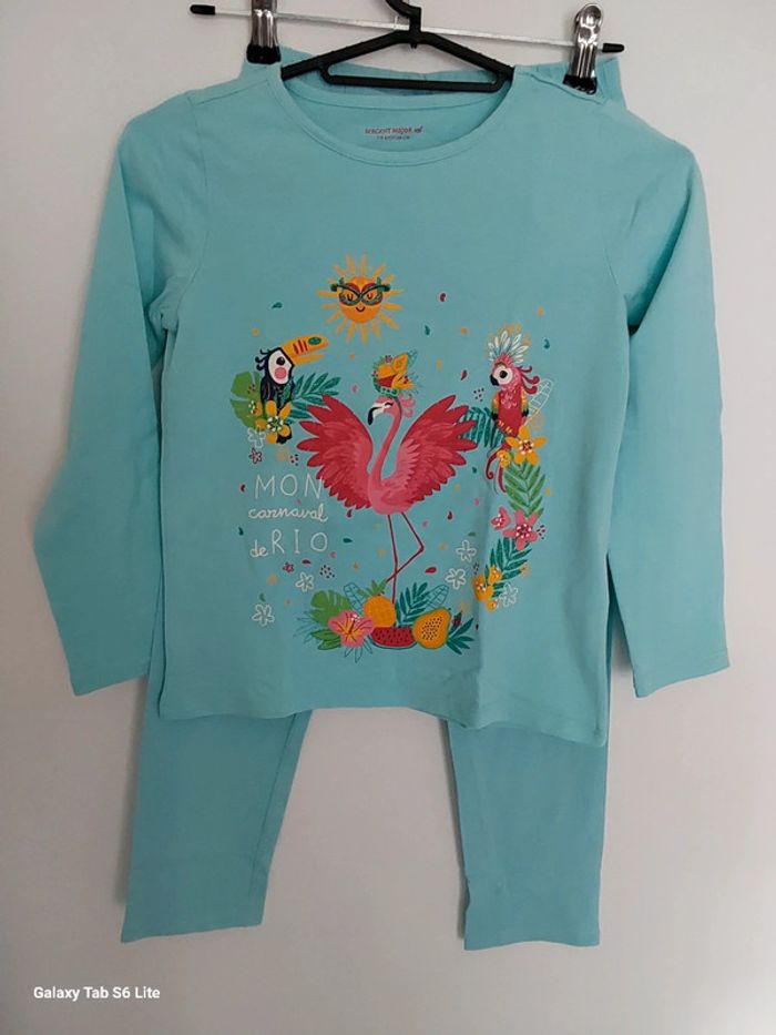 Pyjama sergent major fille 7/8 ans