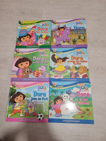 Lot 6 livres 3D Dora L'exploratrice 